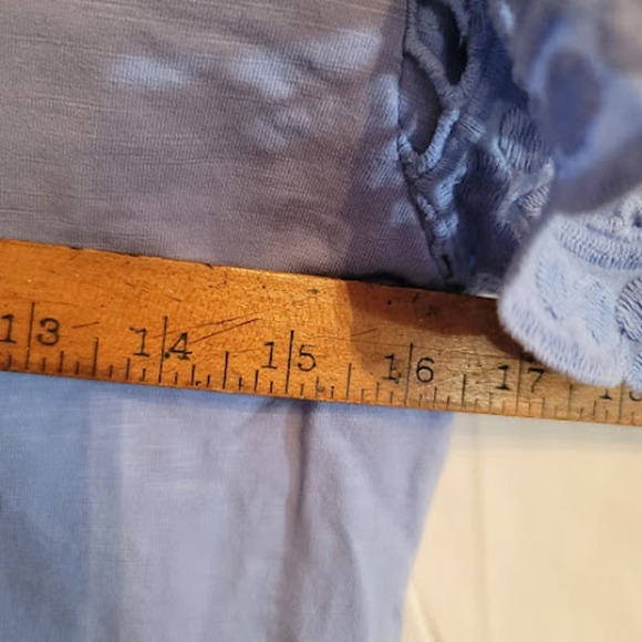 Matilda Jane - Blue eyelet sleeve dress - size small - Picture 8 of 9